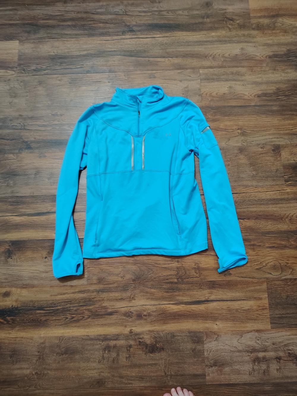 Under Armour Men's Zip-Front Performance Pullover - Teal